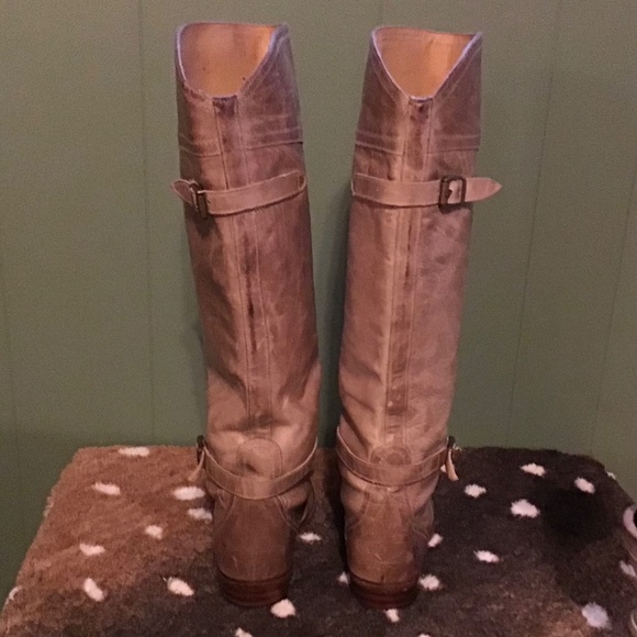 Frye Dorado Harness/Buckled Riding Boots - Picture 4 of 10
